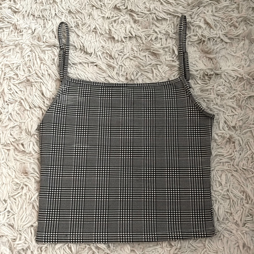 Plaid Cropped Top